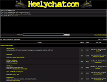 Tablet Screenshot of heelychat.com